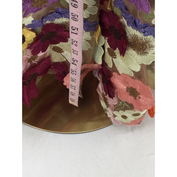 Floral Embroidered Gown - Picture 4 of 8